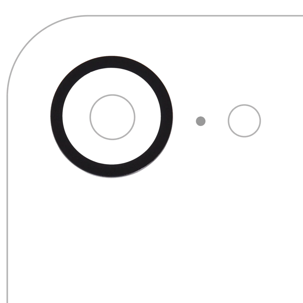 Back Camera Bezel Ring Only For iPhone 16e / 17e (Black)