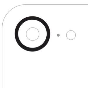 Back Camera Bezel Ring Only For iPhone 16e / 17e (Black)