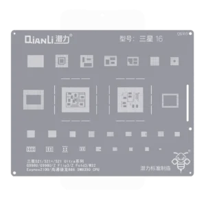 Bumblebee Stencil (QS165) For Samsung S21 / S21 Plus / S21 Ultra Series G998U / G996U / Z Flip 3 / Z Fold 3 / W22 Exynos2100/Qualcomm Snapdragon888 SM8350 CPU (Qianli)