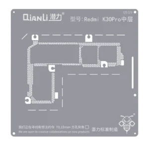 Bumblebee Stencil (QS129) For Xiaomi Redmi K30 Pro Middle Layered (Qianli)