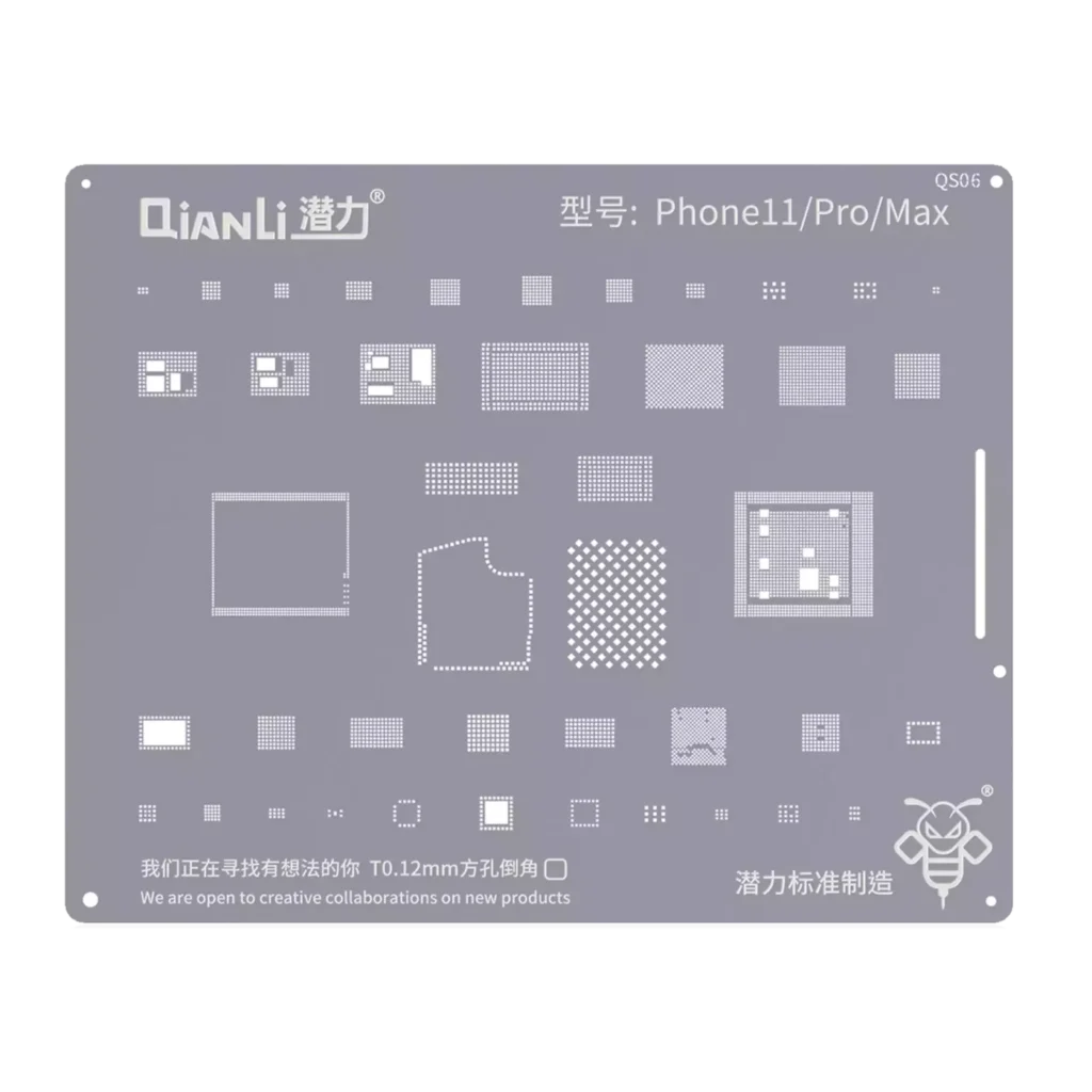 Bumblebee Stencil (QS06) For iPhone 11 / 11 Pro (Qianli)