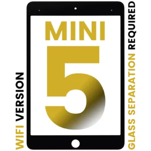 Front Glass For iPad Mini 5 (Glass Separation Required) (WiFi Only) (Black)