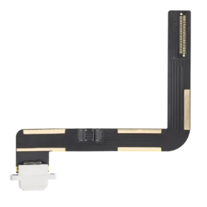 Charging Port Flex Cable For iPad Air 1 / iPad 5 (2017) / iPad 6 (2018) (Soldering Required) (Aftermarket Plus) (White)