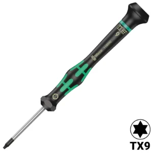 Kraftform Precision Torx screwdriver With Screw Hold Function For Electronics TX9 X 40 MM (2067) (Wera)