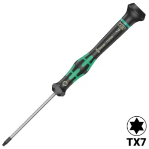 Kraftform Precision Torx screwdriver With Screw Hold Function TX7 X 60 MM (2067) (Wera)