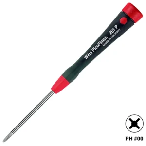 PicoFinish Phillips Fine Point Screw Driver #00 x 40mm (26132) (Wiha)