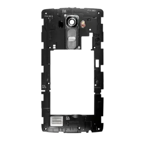 Back Housing Bezel Panel Frame With Power & Volume Button Flex For LG G4 (Black)