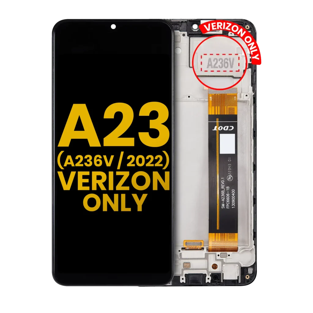 LCD Assembly With Frame For Samsung Galaxy A23 5G (A236V / 2022) (Verizon V Version) (Refurbished) (All Colors)