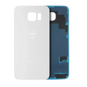 Back Cover Glass For Samsung Galaxy S6 (Verizon 4G) (Service Pack) (White)