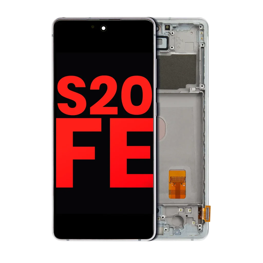 OLED Assembly With Frame For Samsung Galaxy S20 FE 4G / 5G (Aftermarket Plus) (Cloud Mint)