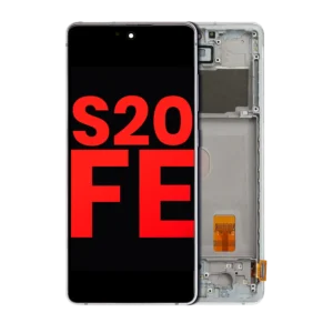 OLED Assembly With Frame For Samsung Galaxy S20 FE 4G / 5G (Aftermarket Plus) (Cloud Mint)