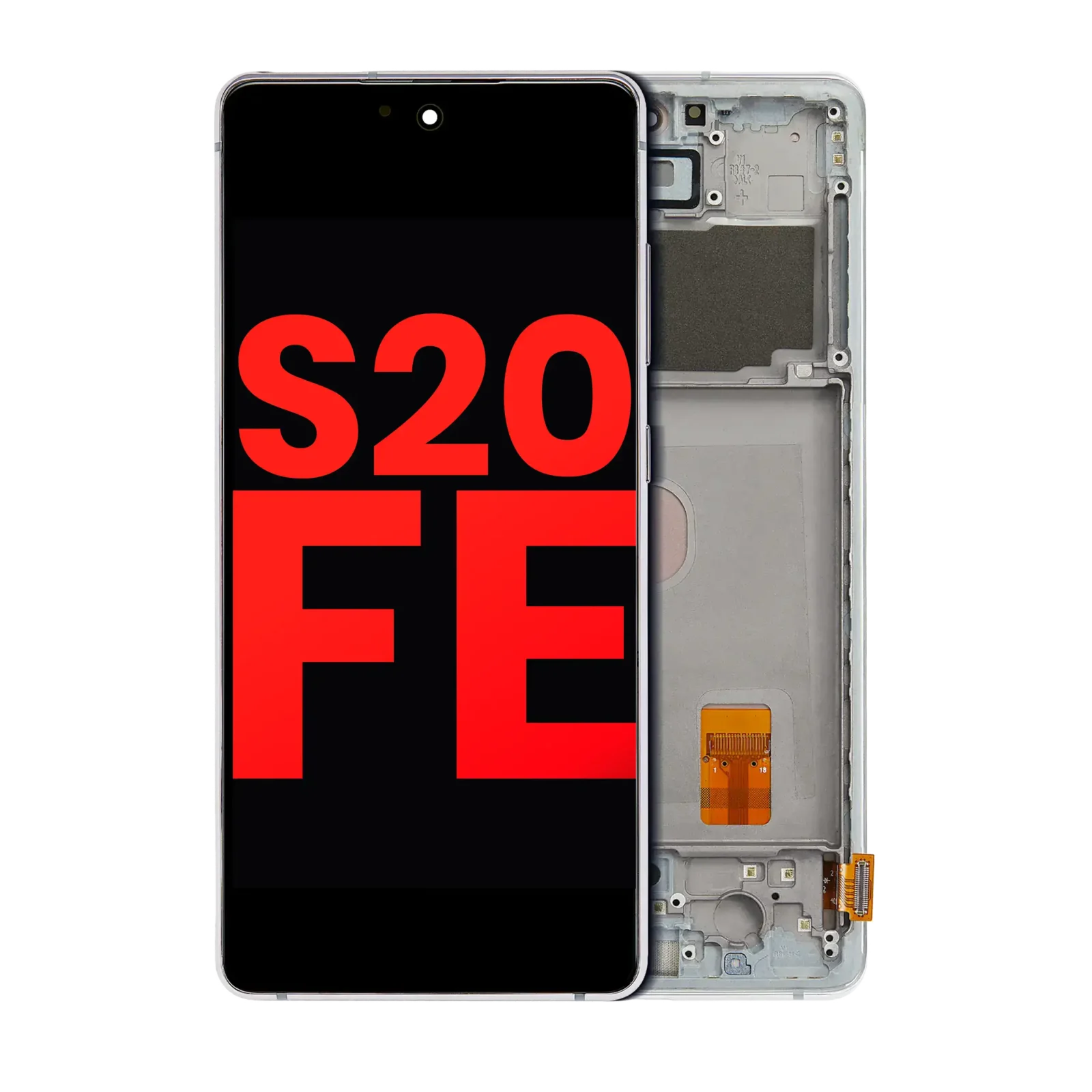 OLED Assembly With Frame For Samsung Galaxy S20 FE 4G / 5G (Aftermarket Plus) (Cloud Mint)
