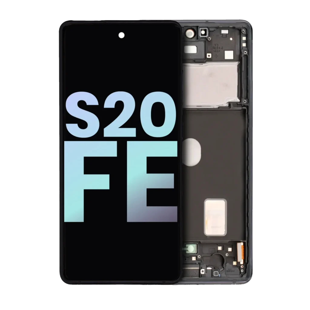 OLED Assembly With Frame For Samsung Galaxy S20 FE 4G / 5G (Service Pack) (Cloud Navy)