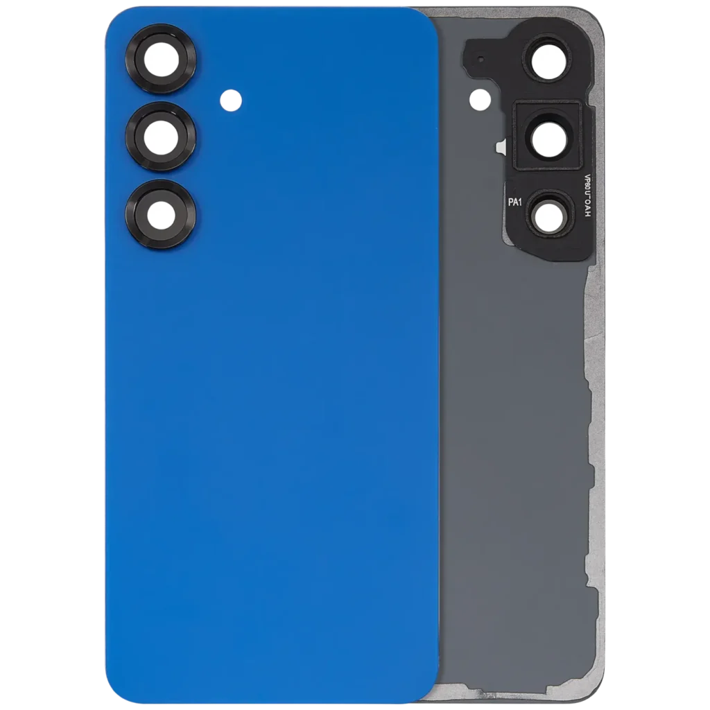 Back Cover Glass With Camera Lens For Samsung Galaxy S25 5G (No Logo) (Aftermarket Plus) (Navy)