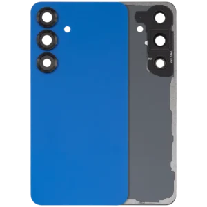 Back Cover Glass With Camera Lens For Samsung Galaxy S25 5G (No Logo) (Aftermarket Plus) (Navy)