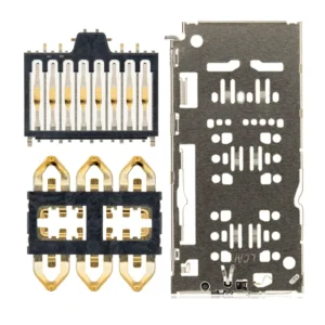 Sim Card Reader For Samsung Galaxy A10 (A105) / A20 (A205) / A30 (A305) / A50 (A505) / A51 (A515) / A70 (A705) / A9 (A920) / TCL 30 SE / Xiaomi Redmi Note 7 / Note 8 / Note 9 / Redmi Note 11 4G (Global Version) (4 Piece Set)