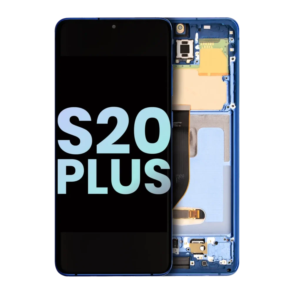 OLED Assembly With Frame For Samsung Galaxy S20 Plus 5G (Service Pack) (Aura Blue)