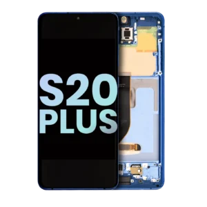 OLED Assembly With Frame For Samsung Galaxy S20 Plus 5G (Service Pack) (Aura Blue)