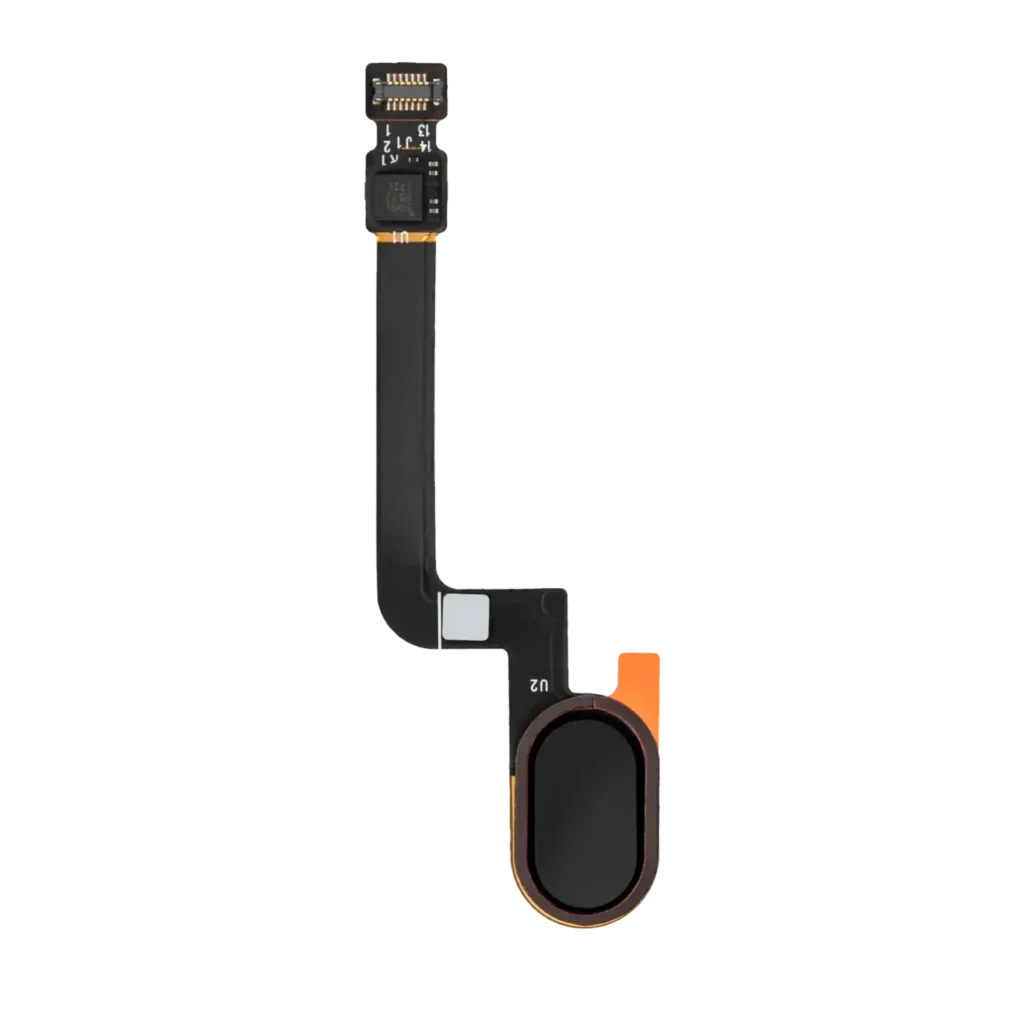 Home Button With Fingerprint Sensor Flex Cable For Motorola Moto G5S (XT1797 / 2017) (Black)