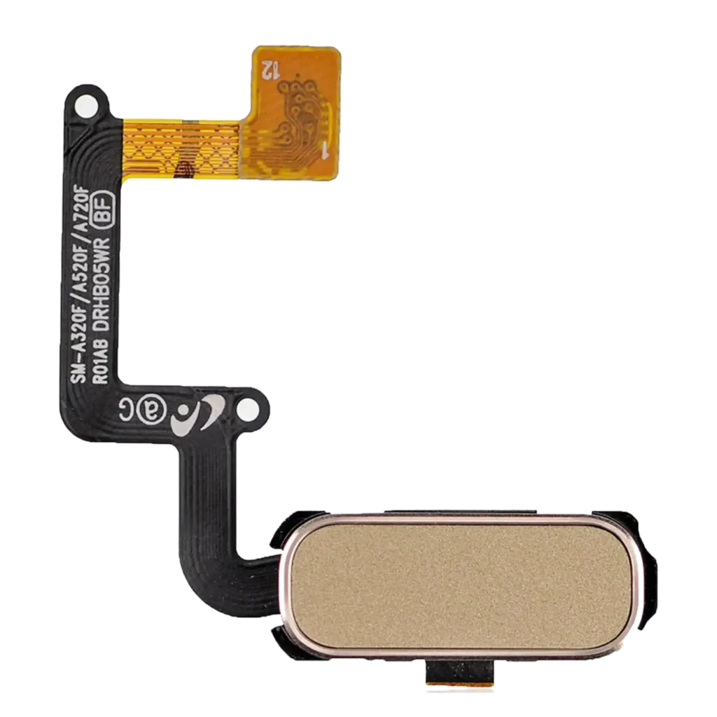 Fingerprint Reader With Flex Cable For Samsung Galaxy A3 (A320 / 2017) / A5 (A520 / 2017) / A7 (A720 / 2017) (Gold)
