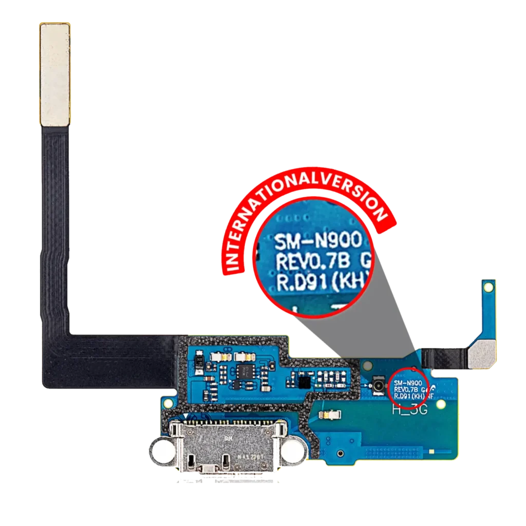Charging Port Flex Cable For Samsung Galaxy Note 3 (N900 / N9002) (International Version)