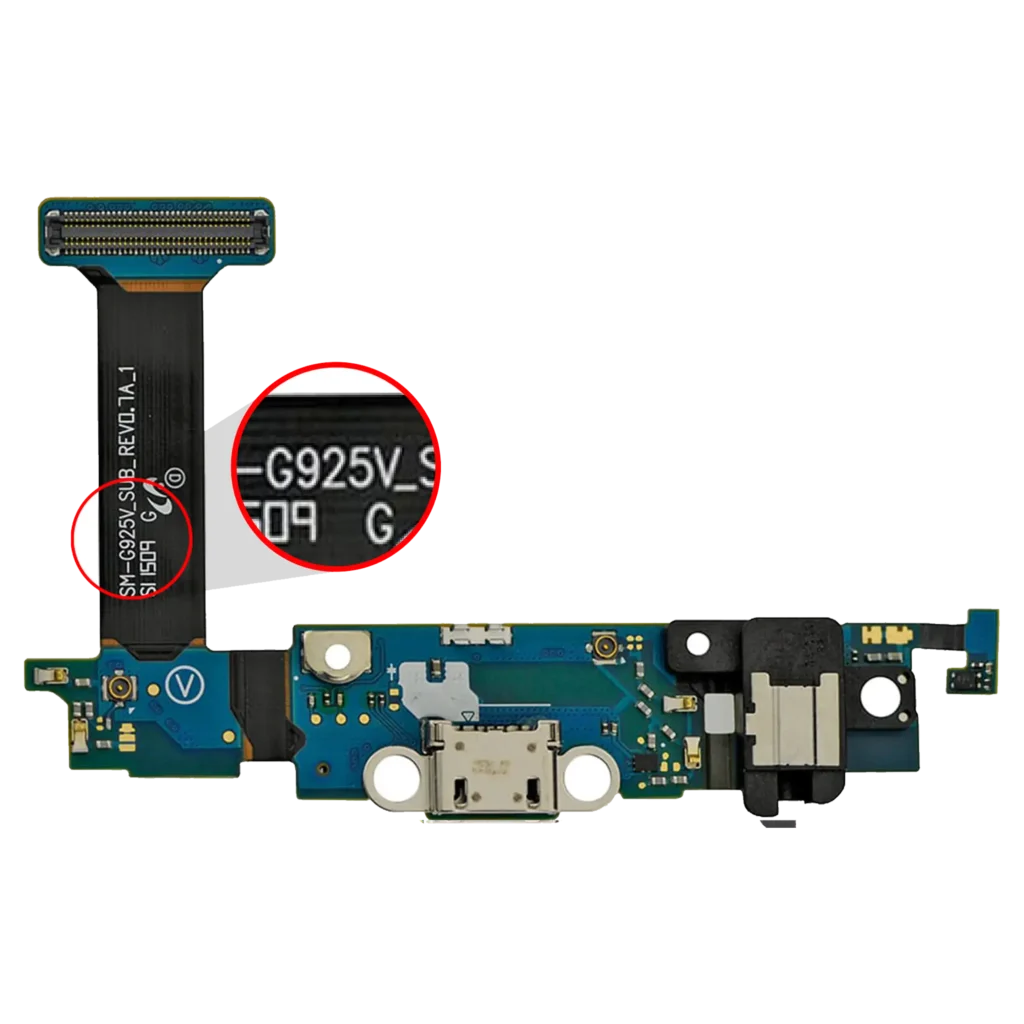 Charging Port Flex Cable For Samsung Galaxy S6 Edge (G925V) (Verizon)