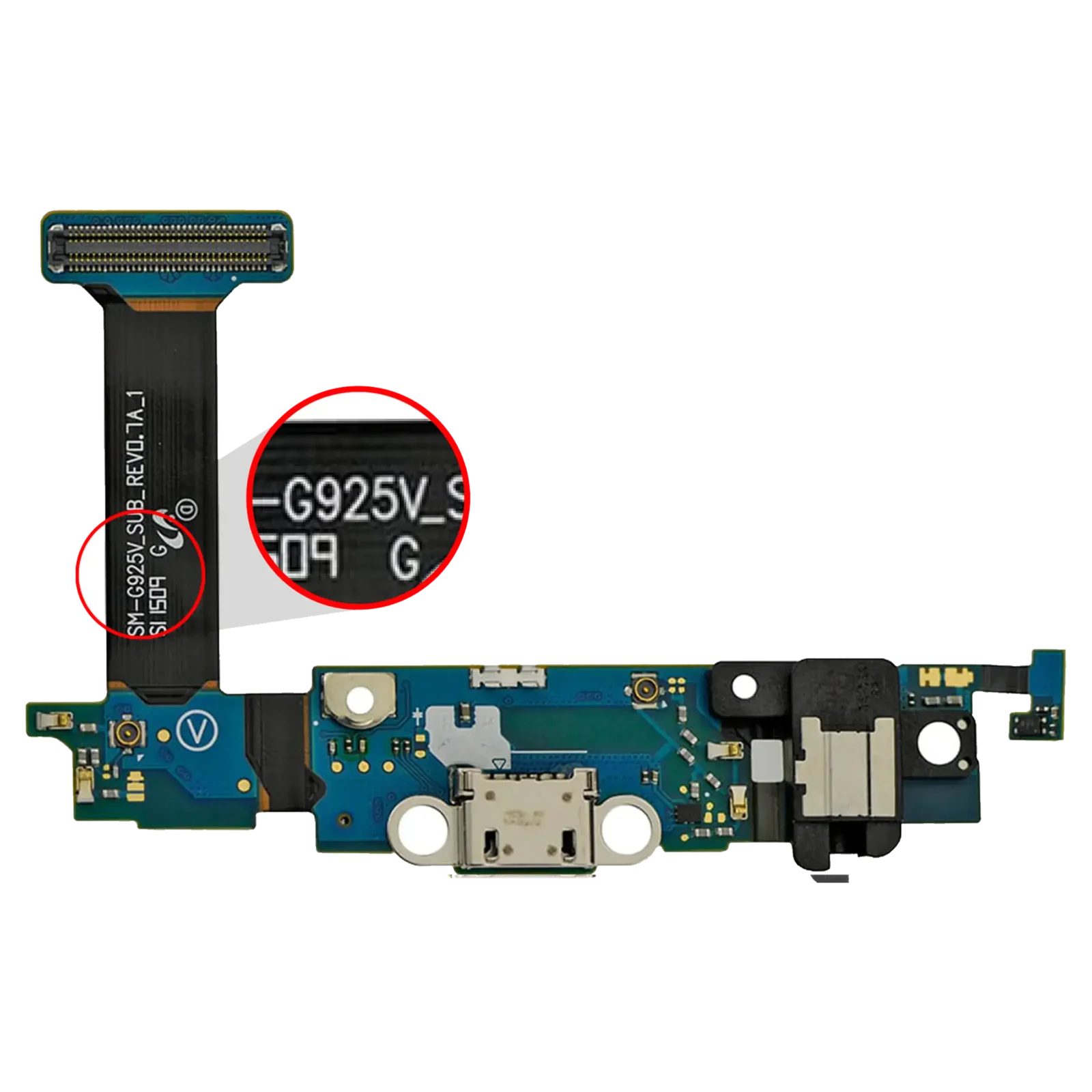 Charging Port Flex Cable For Samsung Galaxy S6 Edge (G925V) (Verizon)