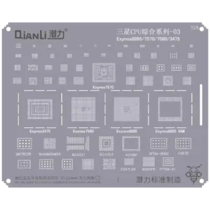 Bumblebee Stencil (QS528) Samsung CPU 03-Exynos8895 / 7570 / 7580 / 3475 (Qianli)