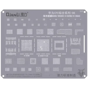 Bumblebee Stencil (QS525) Huawei CPU 06-Kirin 8000 / 9000S-HI6290 / HI36AO (Qianli)