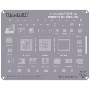 Bumblebee Stencil (QS521) Huawei CPU 02-Kirin 970 / 980,HI3670 / 3680 (Qianli)