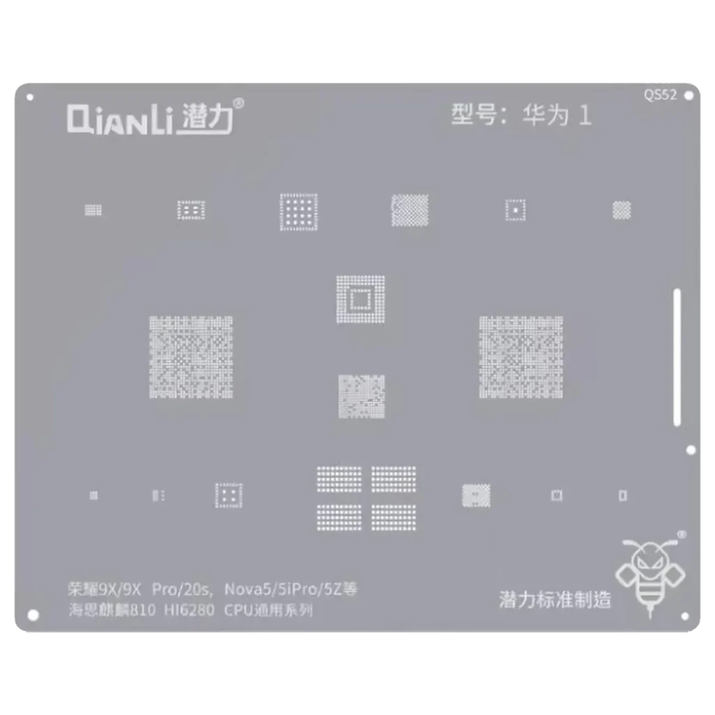 Bumblebee Stencil (QS52) For Huawei Honor 9X / Pro / 20S / Nova 5 / 5i Pro / 5Z (Kirin810) (HI6280) CPU Universal Series (Qianli)