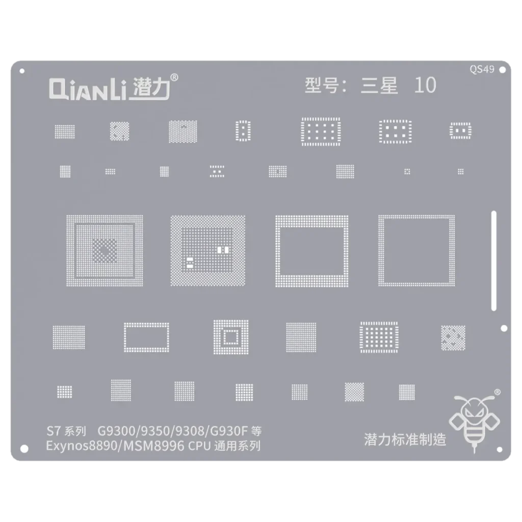 Bumblebee Stencil (QS49) For Samsung S7 (Exynos 8890) (MSM8996) CPU Universal Series (Qianli)