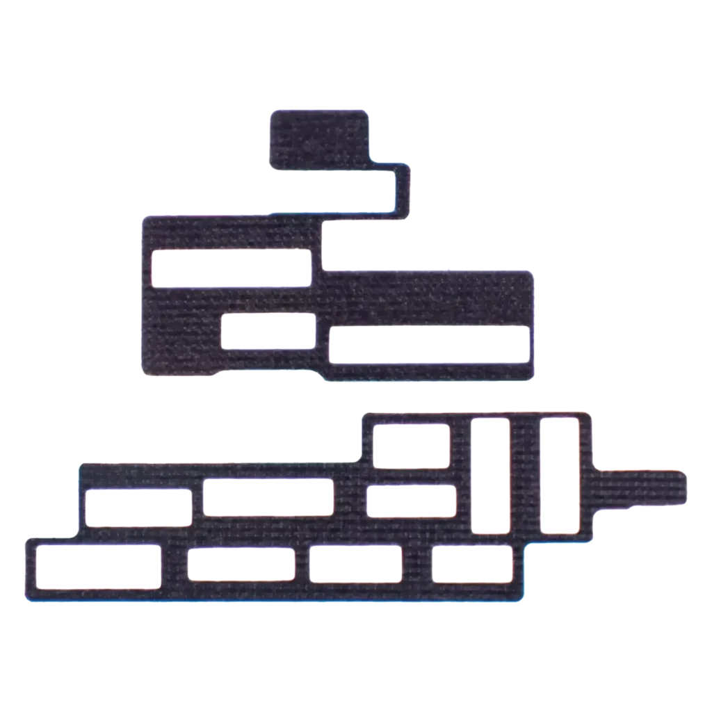 Mainboard Inline Insulator Sticker For iPhone 12 Mini (2 Piece Set) (10 Pack)