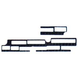 Mainboard Inline Insulator Sticker For iPhone XS (2 Piece Set) (10 Pack)