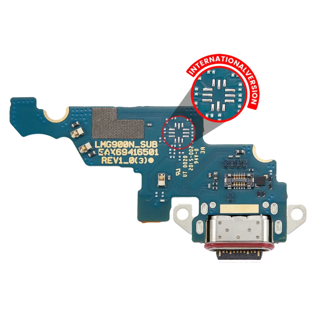 Charging Port With Board For LG Velvet (International Version)