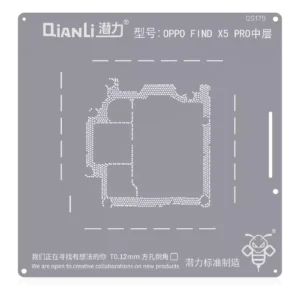 Bumblebee Stencil (QS179) For OPPO Find X5 Pro Middle Frame (Qianli)