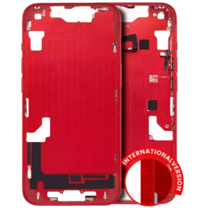 Mid-Frame Housing W/ Small Parts For iPhone 14 (EU / Global Version) (Aftermarket Plus) (Red)