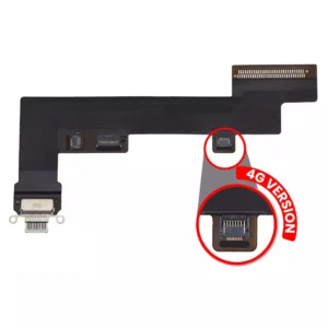 Charging Port Flex Cable For iPad Air 4 (Cellular) (Used OEM Pull: Grade A) (Green)