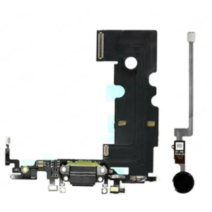 Home Button Solution With Charging Port For iPhone 8 Plus (Space Gray) (Version 2)