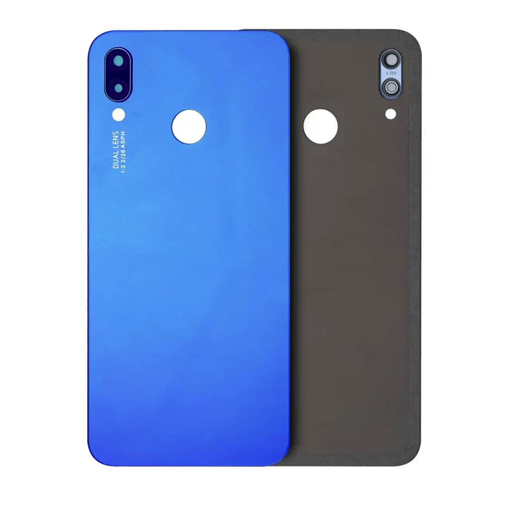 Back cover Glass With Camera Lens For Huawei P20 Lite (Blue)