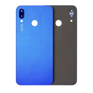 Back cover Glass With Camera Lens For Huawei P20 Lite (Blue)