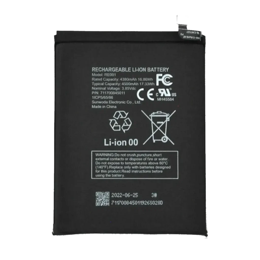 Replacement Battery For T-Mobile Revvl 6 5G / Revvl 6X 5G / Boost Mobile Celero 5G (2022) (RE001)