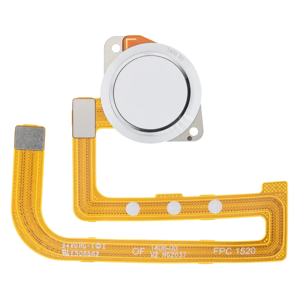 Fingerprint Reader With Flex Cable For Motorola Moto G Fast (XT2045-3 / 2020) (Pearl White)