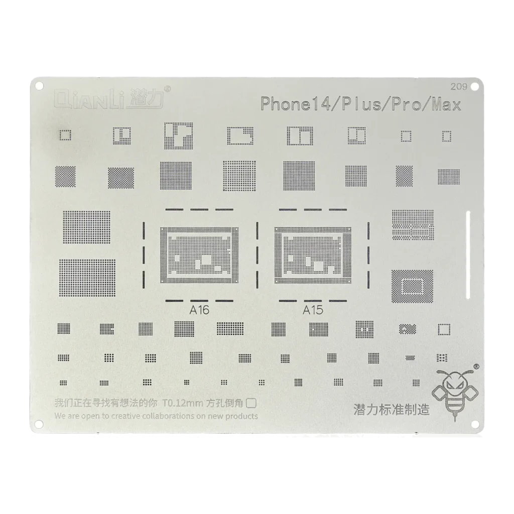 Bumblebee Stencil (QS209) For iPhone 14 / iPhone 14 Plus / iPhone 14 Pro / iPhone 14 Pro Max (Qianli)