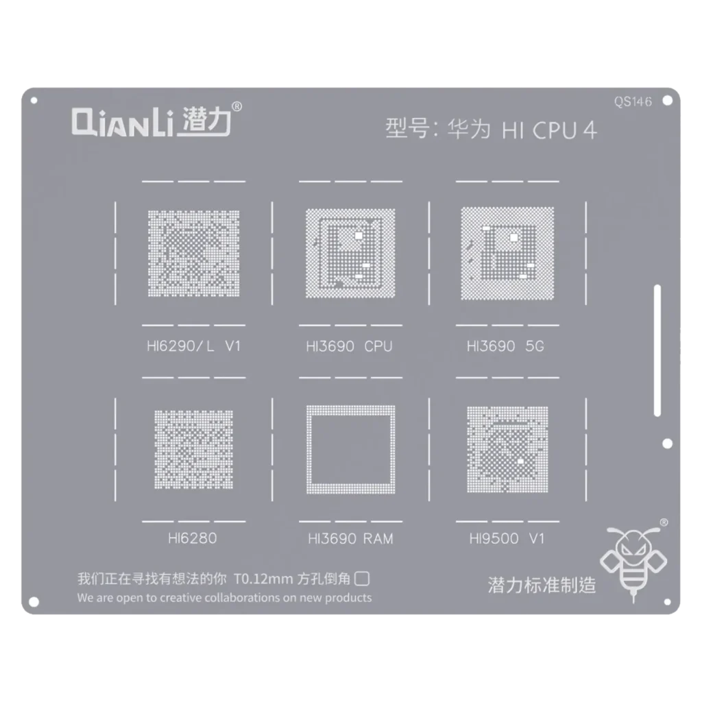 Bumblebee Stencil (QS146) For Huawei HI CPU 4 (Qianli)