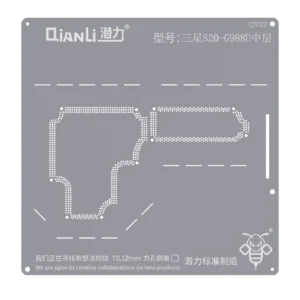 Bumblebee Stencil (QS122) For Samsung S20-G988U Middle Layer (Qianli)