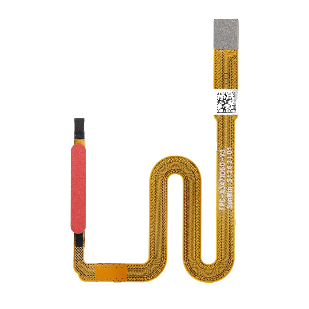 Fingerprint Reader With Flex Cable For Samsung Galaxy A03S (A037F / 2021) (Red)