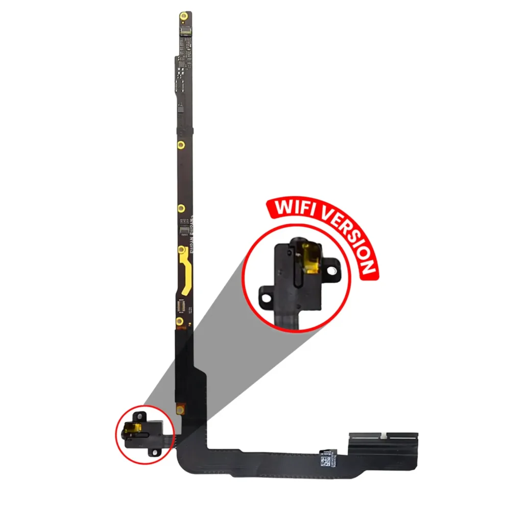 Headphone Jack And PCB Board With Flex Cable For iPad 3 / iPad 4 (WiFi Only)