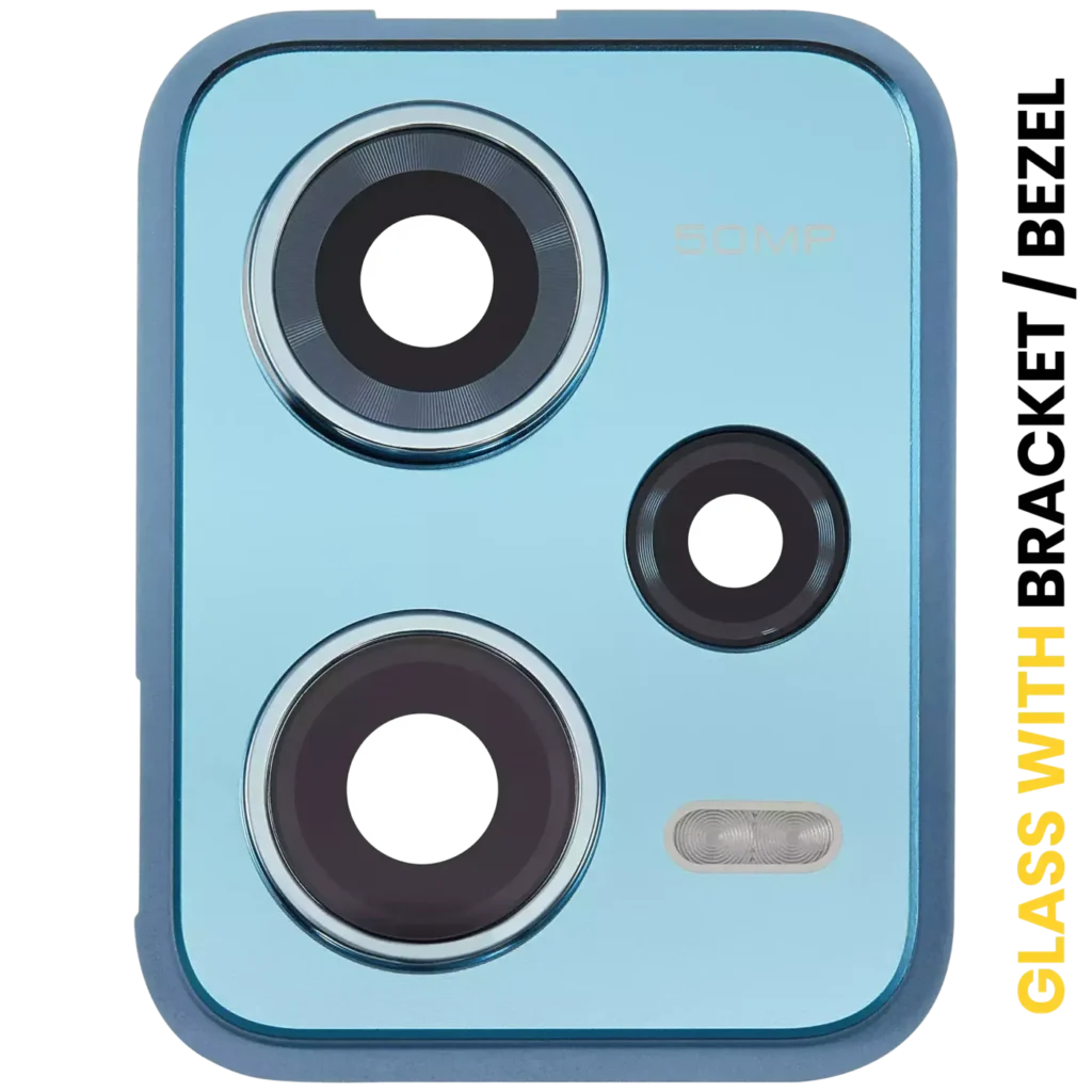 Back Camera Lens With Bracket / Bezel For Xiaomi Redmi Note 12 Pro 5G (Blue)