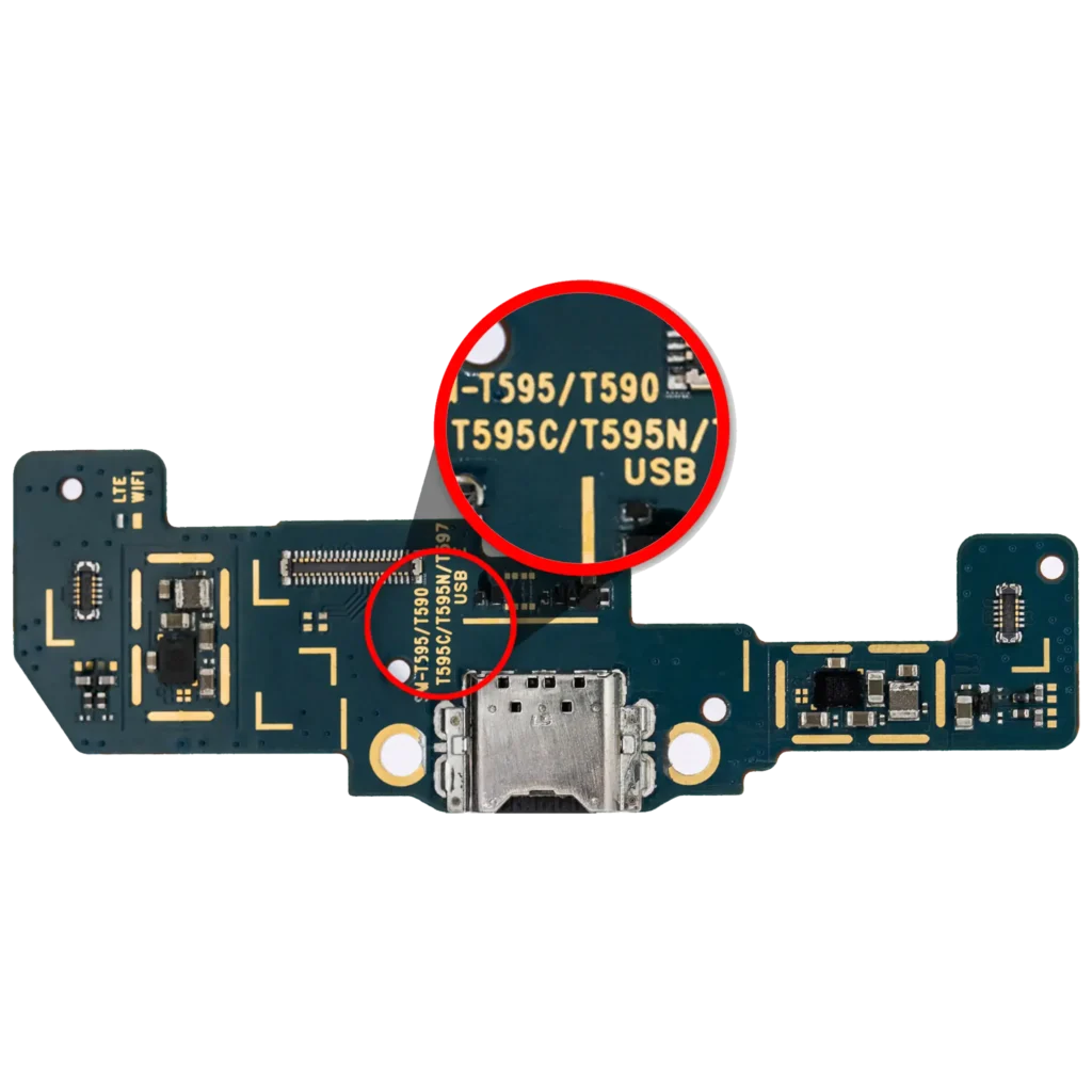 Charging Port With Board For Samsung Galaxy Tab A 10.5" (T590 / T595 / T597) (2018) (Premium)